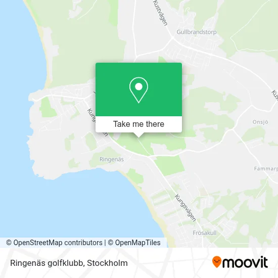 Ringenäs golfklubb map