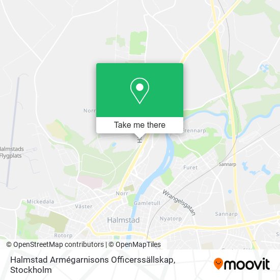 Halmstad Armégarnisons Officerssällskap map