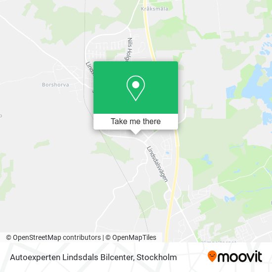 Autoexperten Lindsdals Bilcenter map