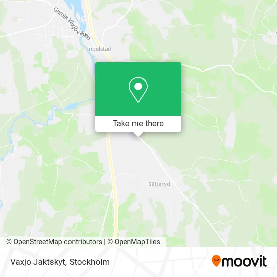Vaxjo Jaktskyt map