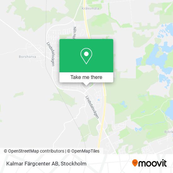 Kalmar Färgcenter AB map