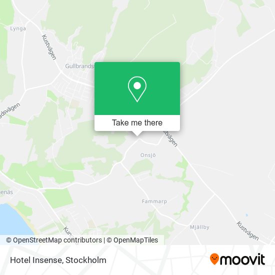 Hotel Insense map