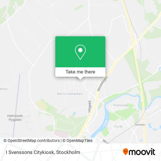 I Svenssons Citykiosk map