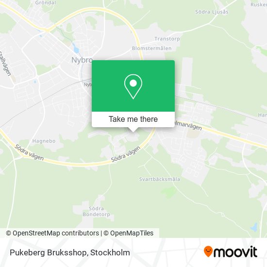 Pukeberg Bruksshop map