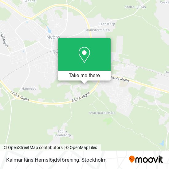 Kalmar läns Hemslöjdsförening map