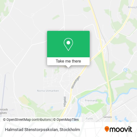 Halmstad Stenstorpsskolan map