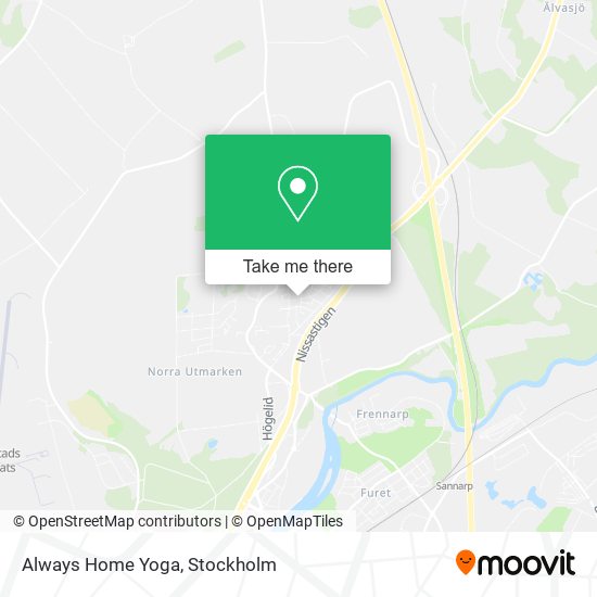 Always Home Yoga map