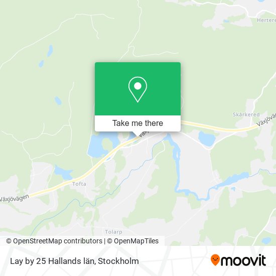 Lay by 25 Hallands län map