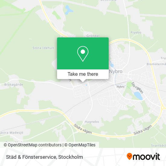 Städ & Fönsterservice map
