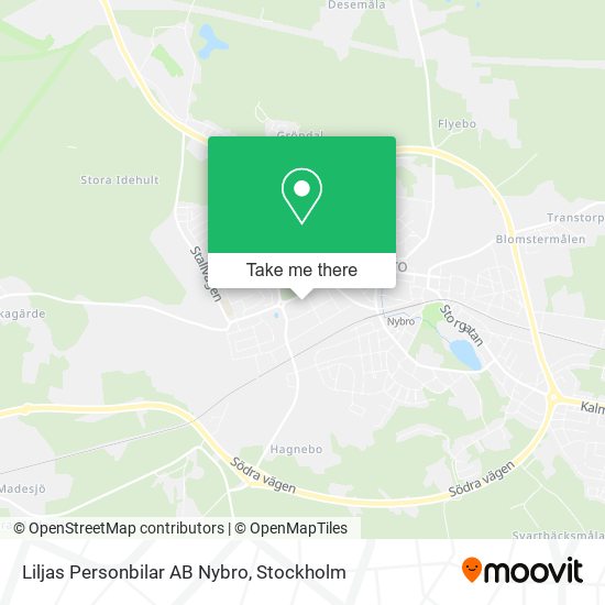 Liljas Personbilar AB Nybro map