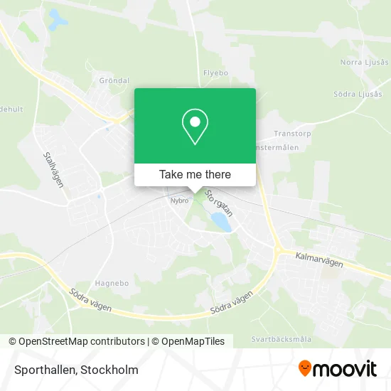 Sporthallen map