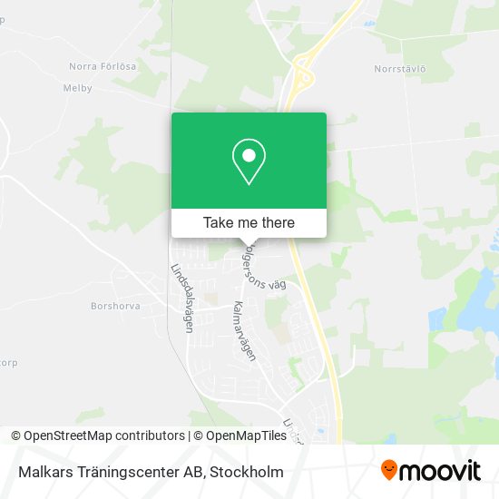 Malkars Träningscenter AB map