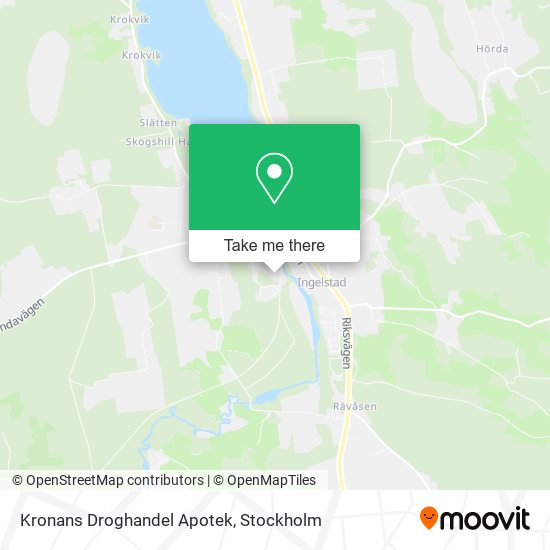 Kronans Droghandel Apotek map