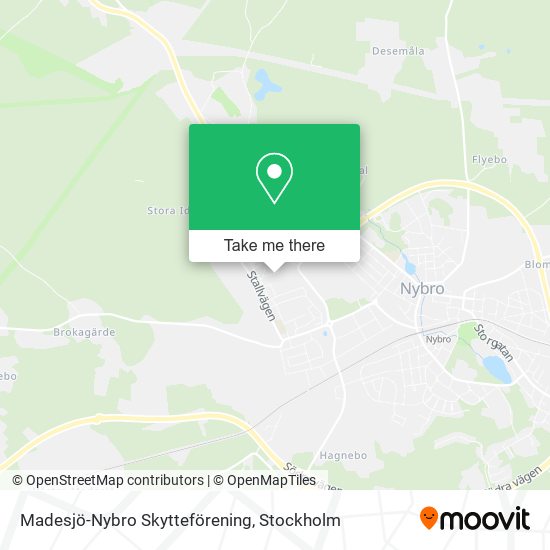 Madesjö-Nybro Skytteförening map