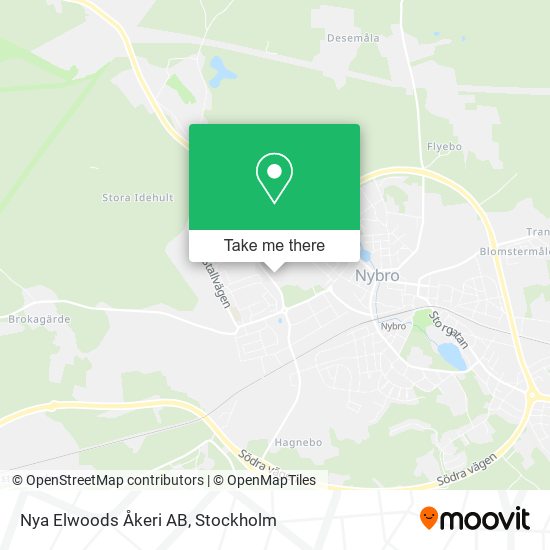 Nya Elwoods Åkeri AB map