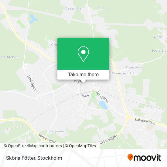 Sköna Fötter map