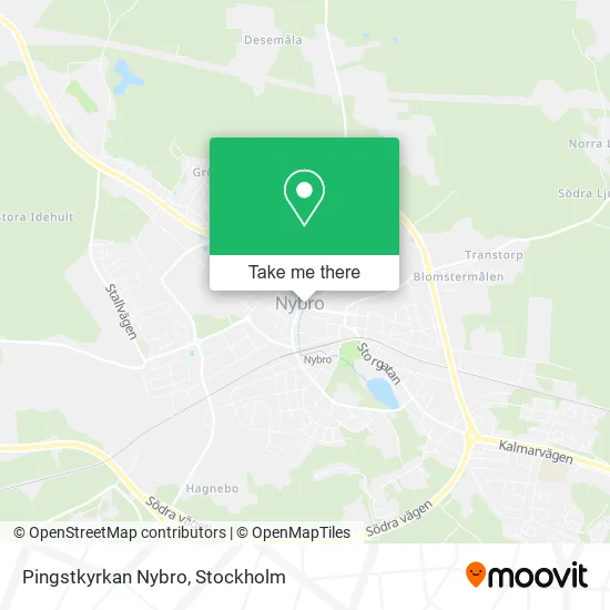 Pingstkyrkan Nybro map