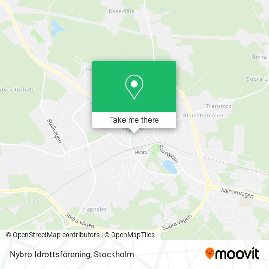 Nybro Idrottsförening map