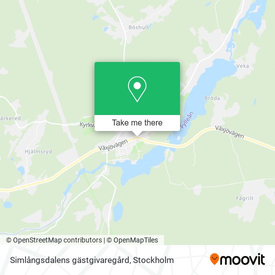 Simlångsdalens gästgivaregård map
