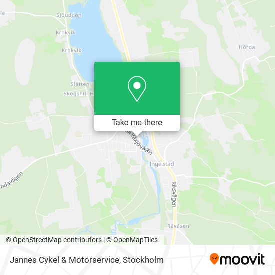 Jannes Cykel & Motorservice map