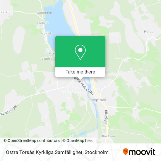 Östra Torsås Kyrkliga Samfällighet map