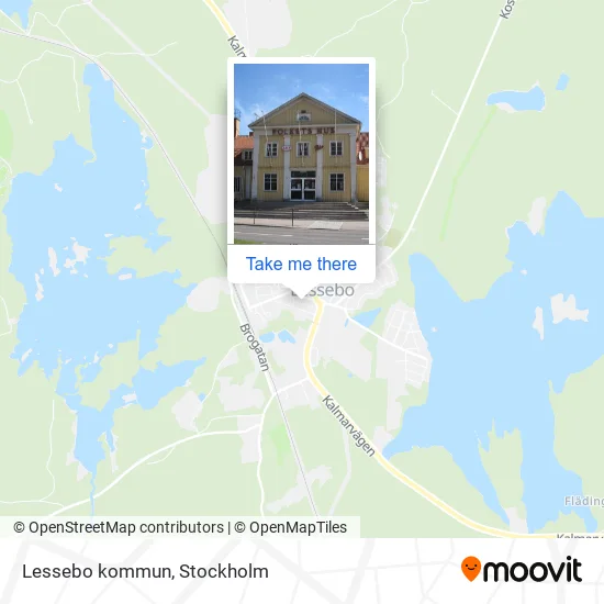 Lessebo kommun map