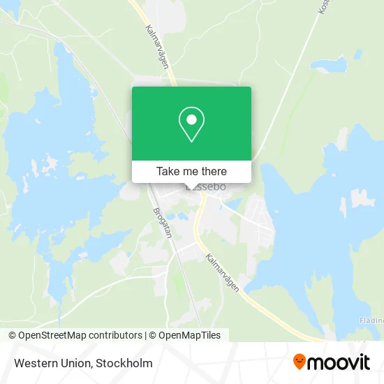 Western Union map