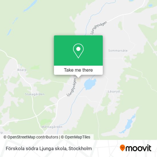 Förskola södra Ljunga skola map