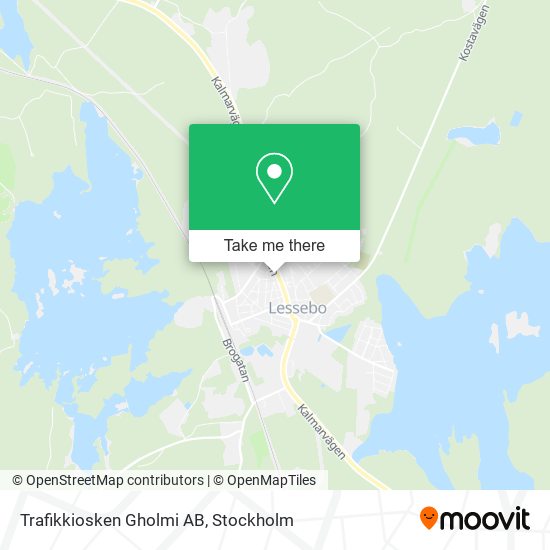 Trafikkiosken Gholmi AB map