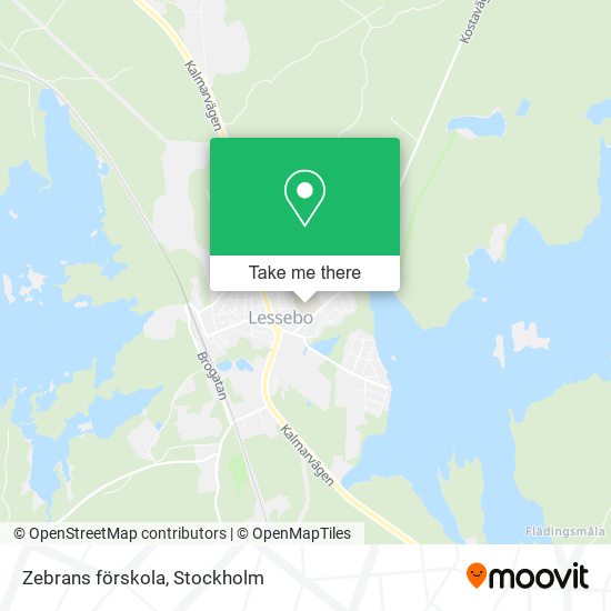 Zebrans förskola map