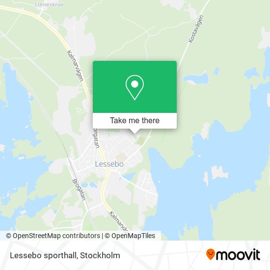 Lessebo sporthall map