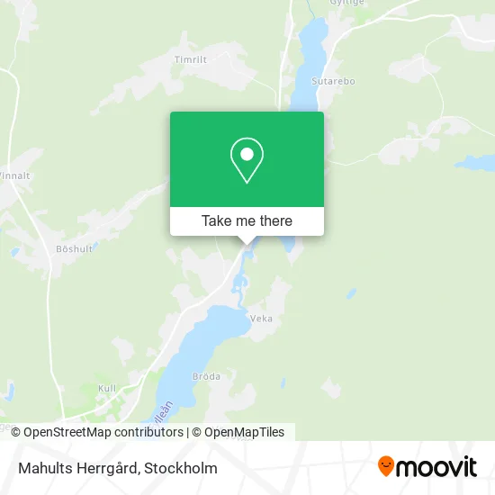 Mahults Herrgård map