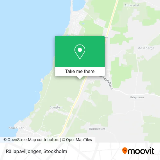 Rällapaviljongen map