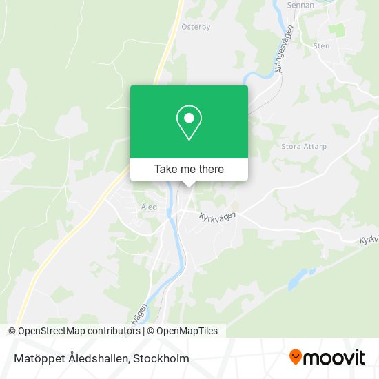 Matöppet Åledshallen map