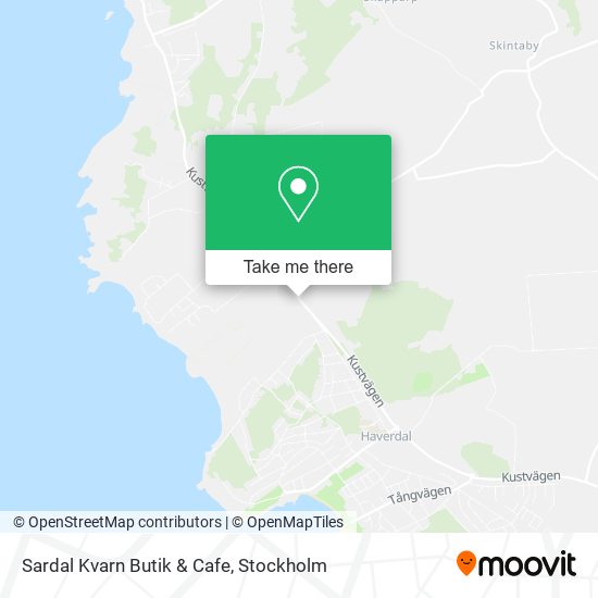 Sardal Kvarn Butik & Cafe map