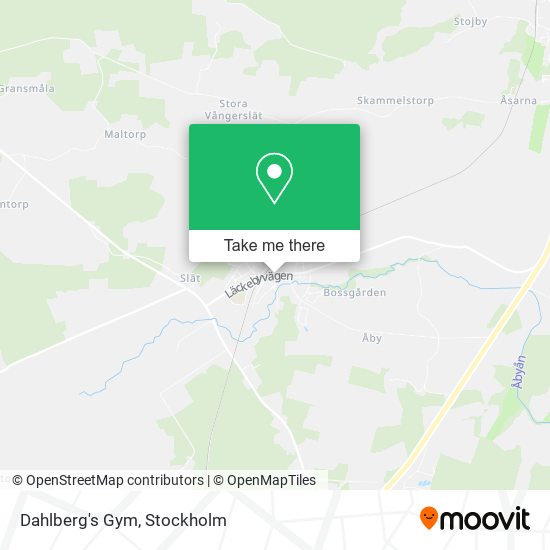 Dahlberg's Gym map