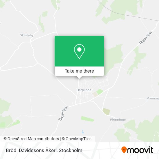 Bröd. Davidssons Åkeri map
