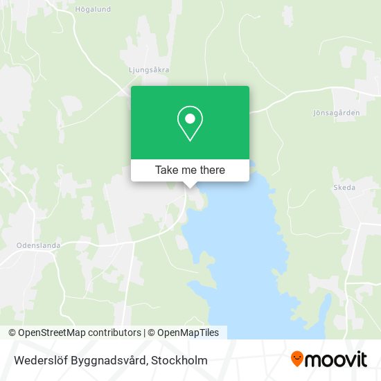 Wederslöf Byggnadsvård map