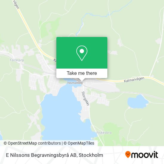 E Nilssons Begravningsbyrå AB map