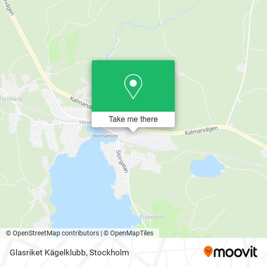 Glasriket Kägelklubb map