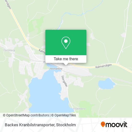 Backes Kranbilstransporter map