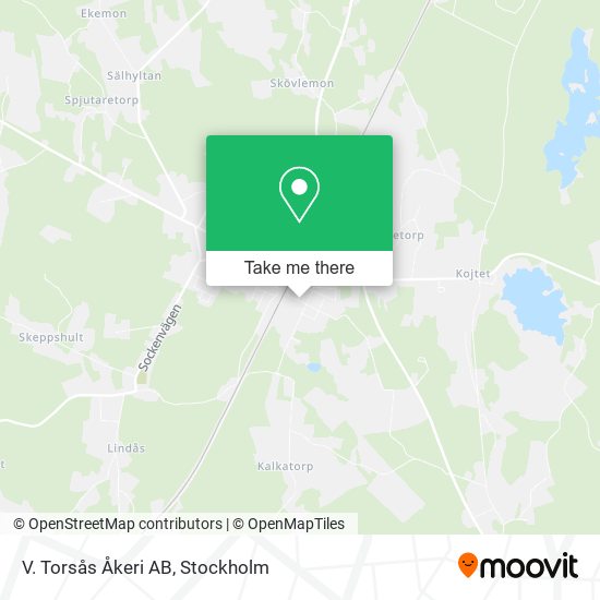 V. Torsås Åkeri AB map