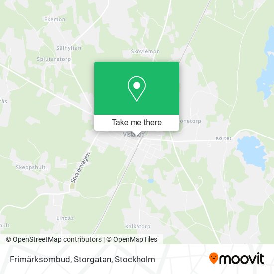Frimärksombud, Storgatan map