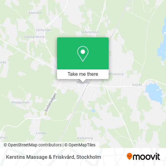 Kerstins Massage & Friskvård map