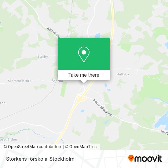 Storkens förskola map