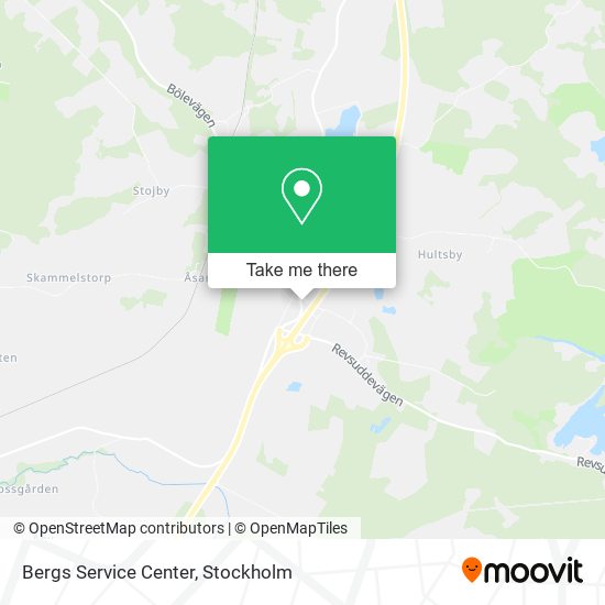 Bergs Service Center map