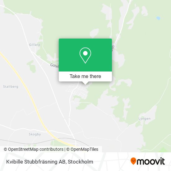 Kvibille Stubbfräsning AB map