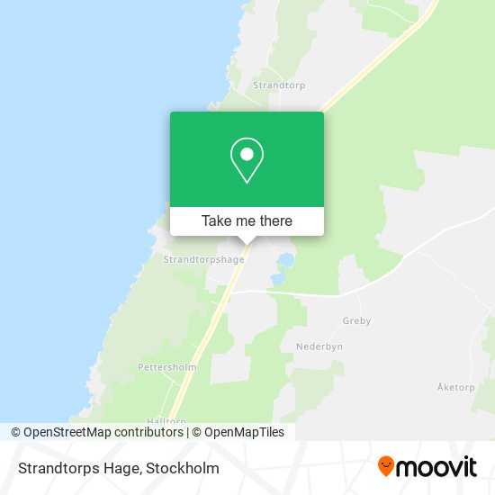 Strandtorps Hage map