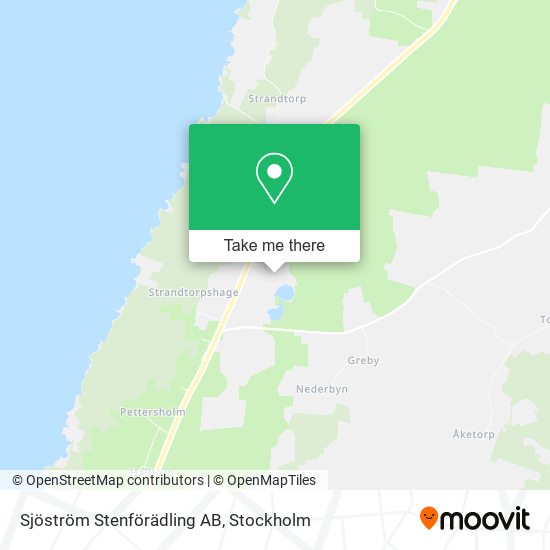 Sjöström Stenförädling AB map