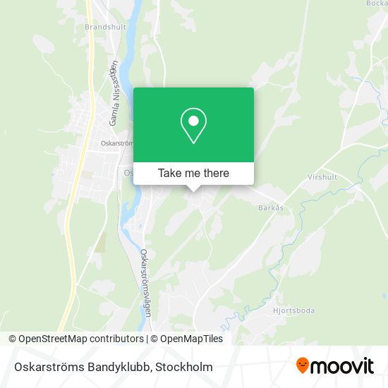 Oskarströms Bandyklubb map